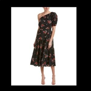 Rebecca Taylor Marguerite one shoulder dress